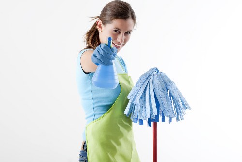 Professional commercial cleaning in a Finsbury Park office environment